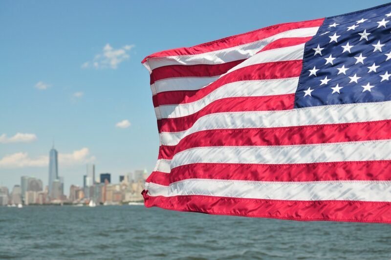 usa, flag, new york
